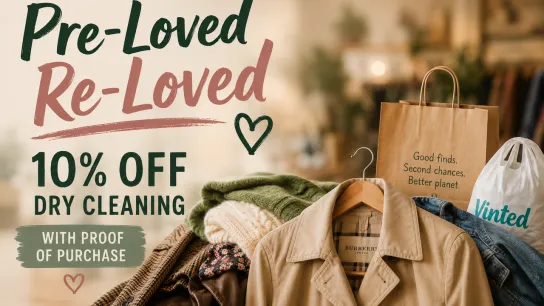 10% Off Your Pre-Loved Finds at The Steam Shop