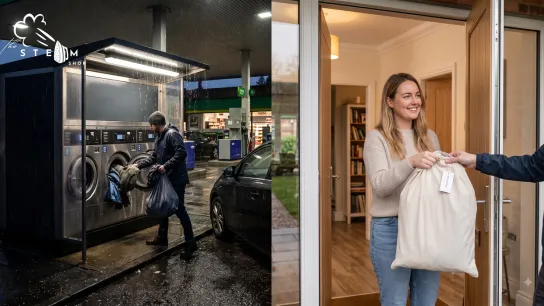 Outdoor Laundry Kiosks vs Dedicated Laundrettes Why Hands Free Care Beats DIY Washing