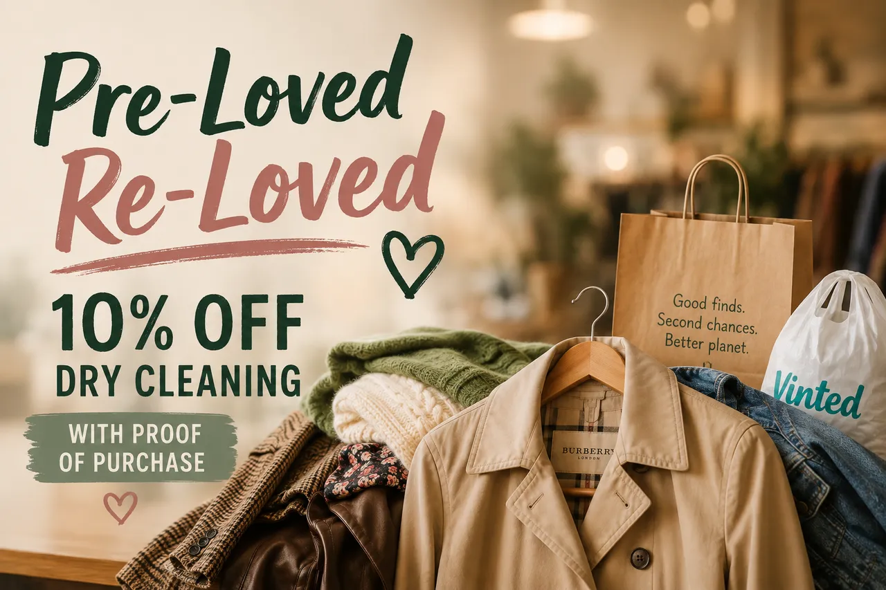 10% Off Your Pre-Loved Finds at The Steam Shop