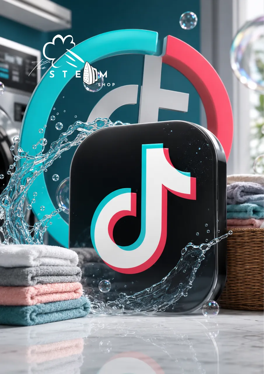 Follow The Steam Shop on TikTok for Laundry Tips Cleaning Hacks & Glasgow's Best CleanTok Content